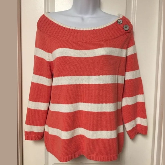 Evan Picone Striped Sweater - Picture 2 of 5